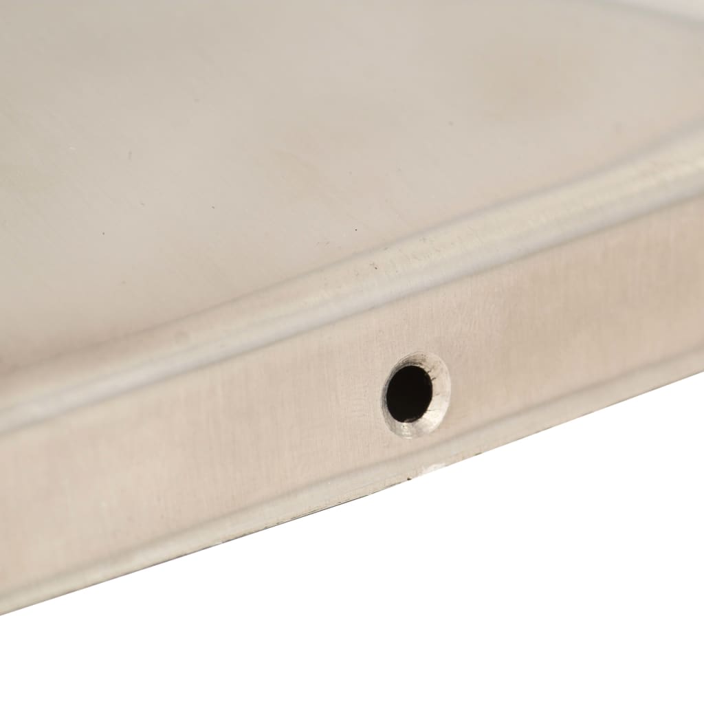 vidaXL Pfostenkappen 6 Stk. Pyramide Edelstahl 71 x 71 mm