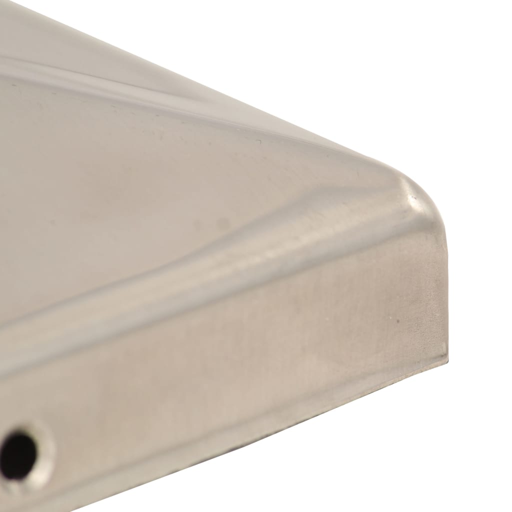 vidaXL Pfostenkappen 6 Stk. Pyramide Edelstahl 71 x 71 mm