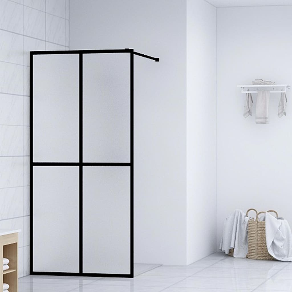 vidaXL Duschwand für Walk-in Dusche Klares Sicherheitsglas 80x195 cm