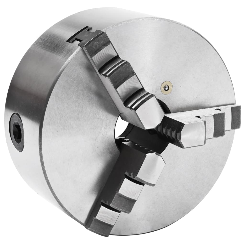 vidaXL 3-Backen-Drehfutter Selbstzentrierend 80 mm Stahl