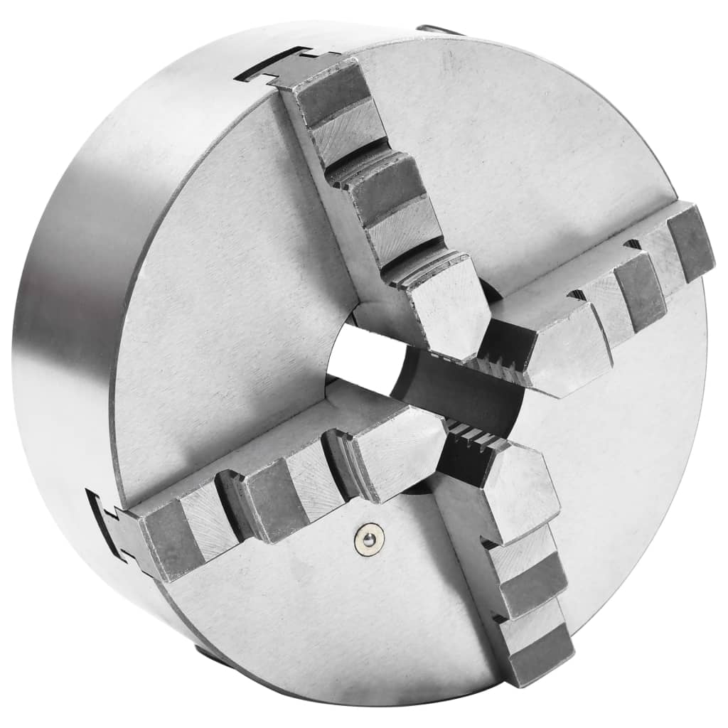 vidaXL 3-Backen-Drehfutter Selbstzentrierend 80 mm Stahl