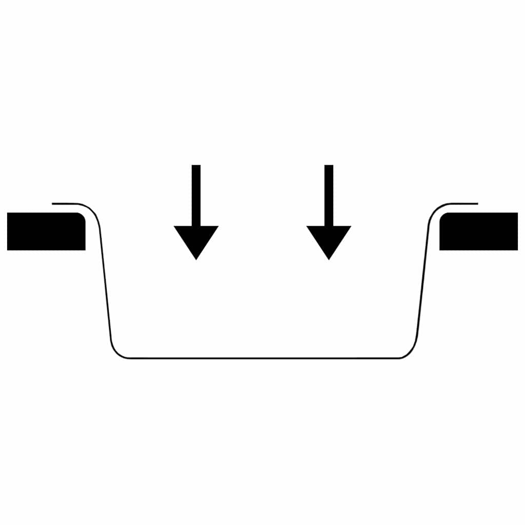 vidaXL Küchen-Spüle Schwarz 79 x 50 x 31 cm Granit