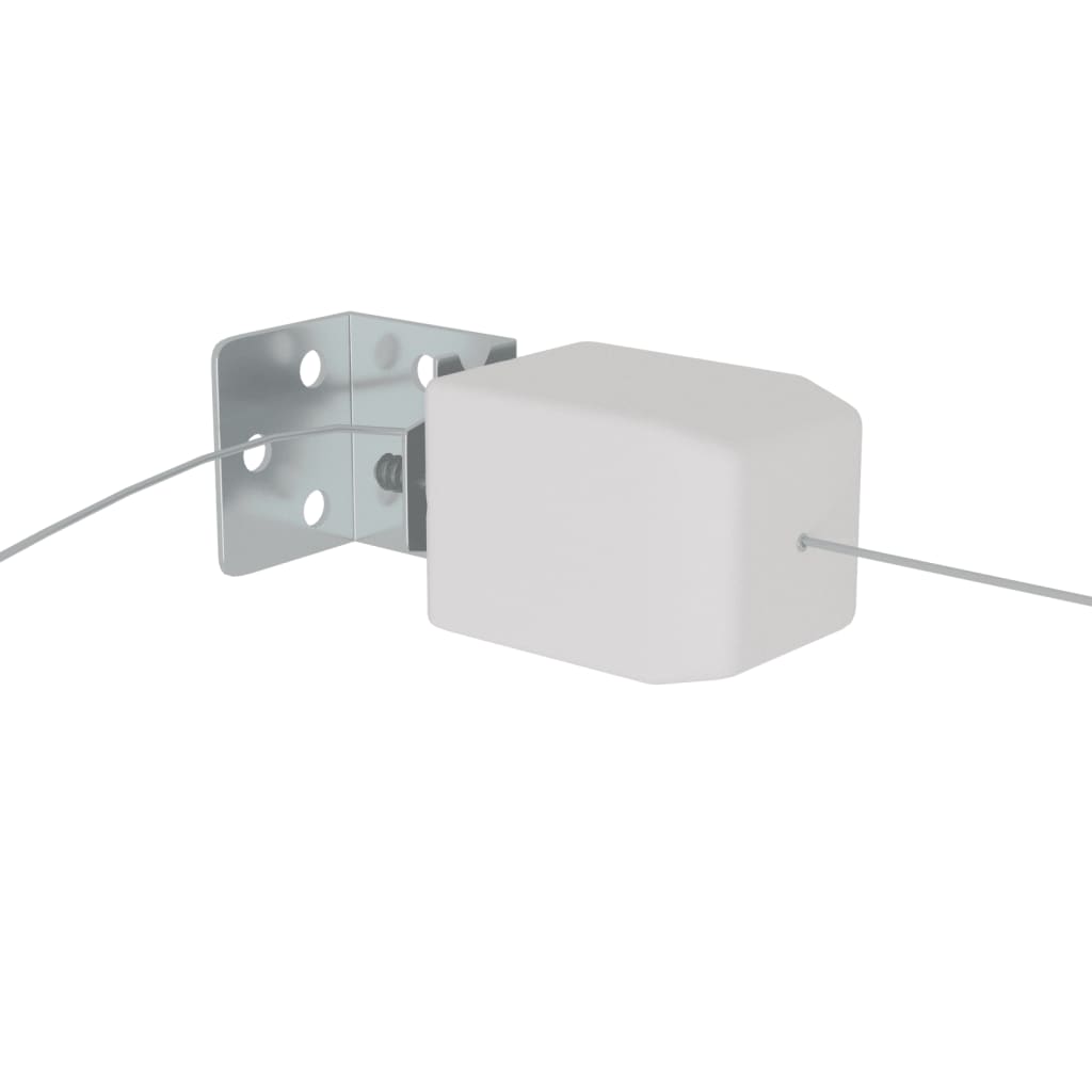 vidaXL Senkrechtmarkise Weiß 140x270 cm Oxford-Gewebe