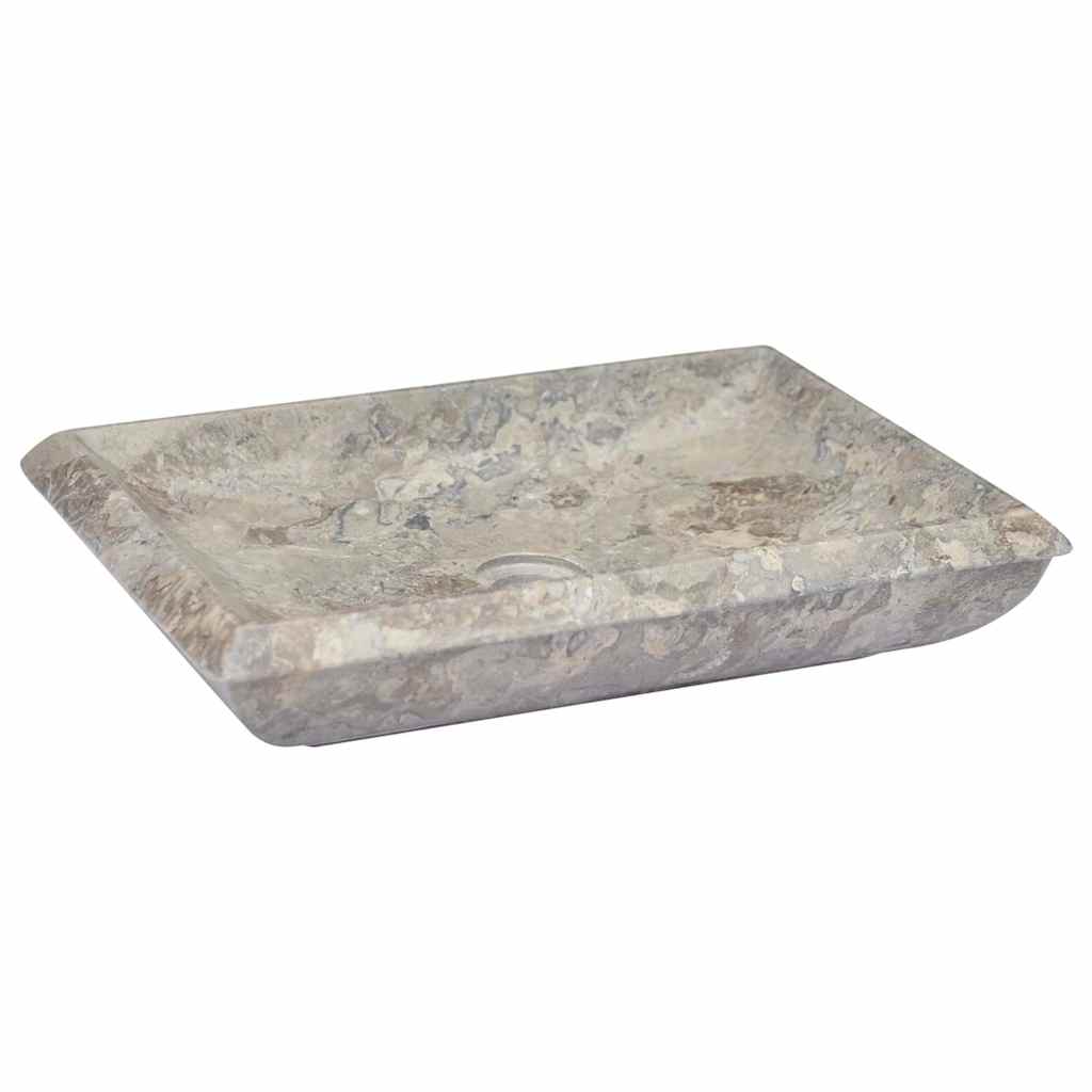 Waschbecken Creme 50x35x10 cm Marmor