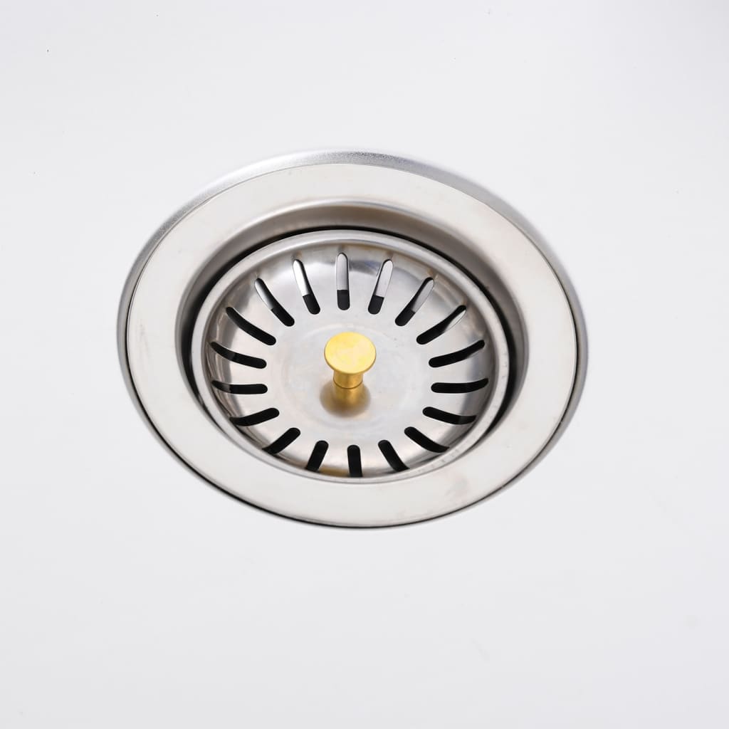 vidaXL Camping-Spüle Edelstahl