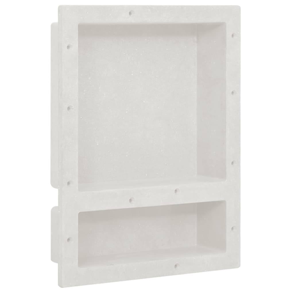 Duschnische Mattgrau 41x36x10 cm