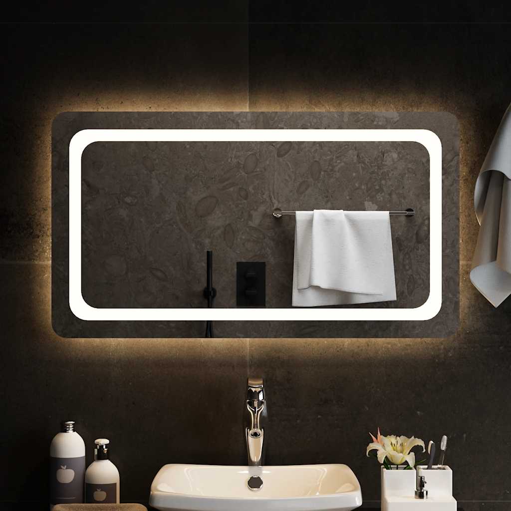 LED-Badspiegel 40x20 cm