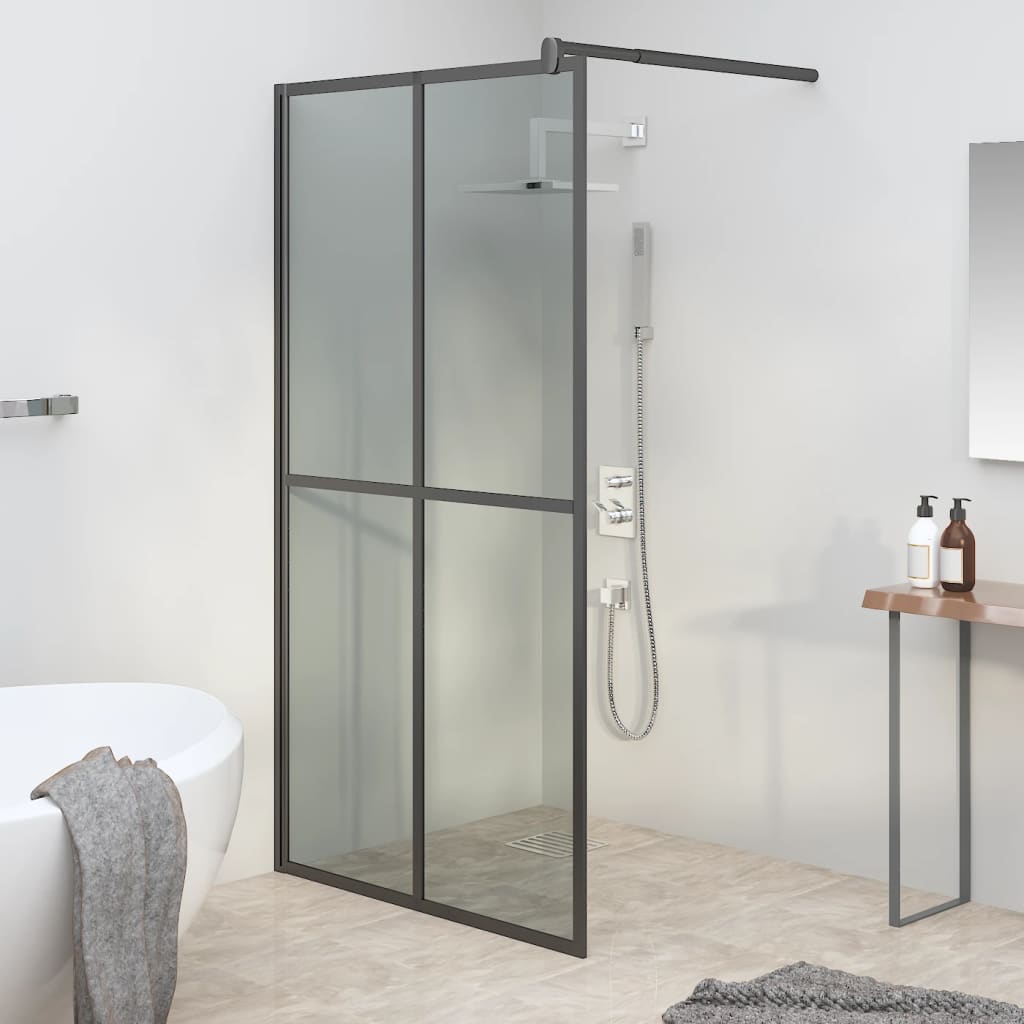 vidaXL Duschwand für Walk-in Dusche Klares Sicherheitsglas 80x195 cm