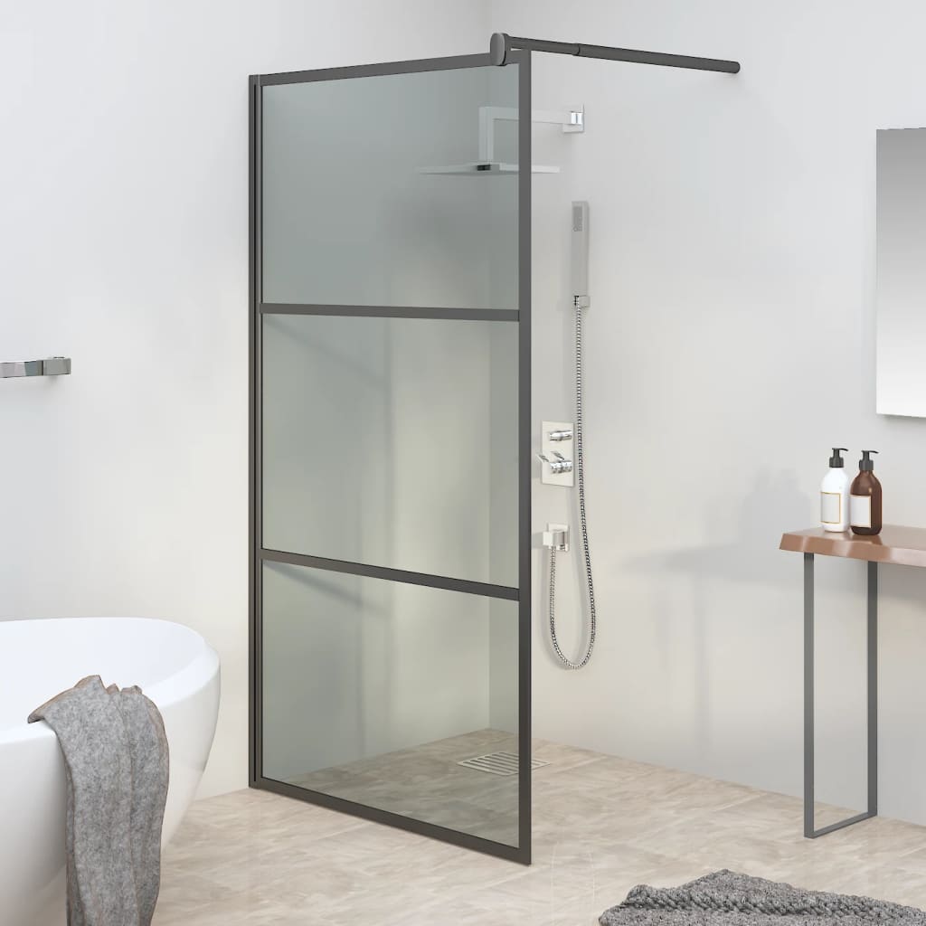 vidaXL Duschwand für Begehbare Dusche mit Klarem ESG-Glas 80x195 cm