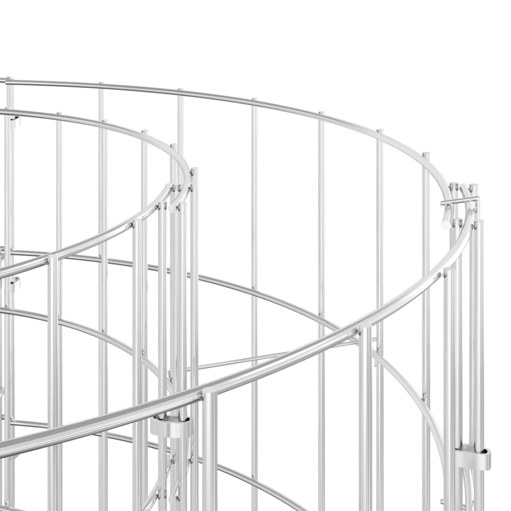 vidaXL Gabionen-Hochbeet Verzinktes Eisen 120x50x50 cm