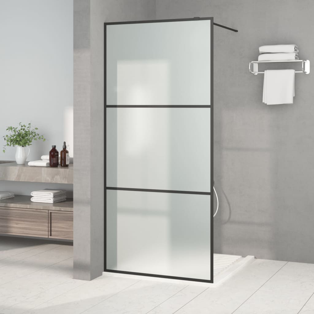vidaXL Duschwand für Begehbare Dusche mit Klarem ESG Glas 80x195 cm