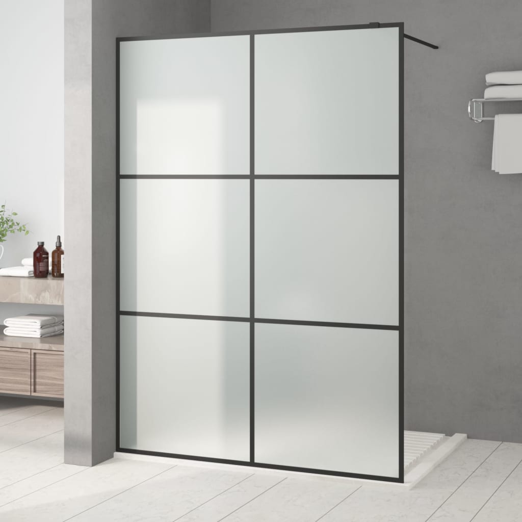 vidaXL Duschwand für Begehbare Dusche mit Klarem ESG Glas 80x195 cm