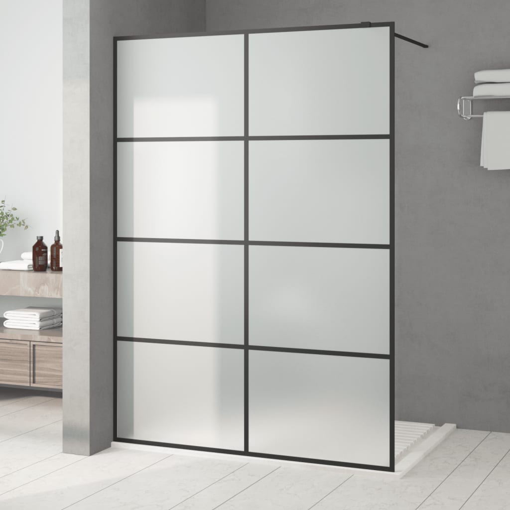 vidaXL Duschwand für Begehbare Dusche mit Klarem ESG Glas 80x195 cm