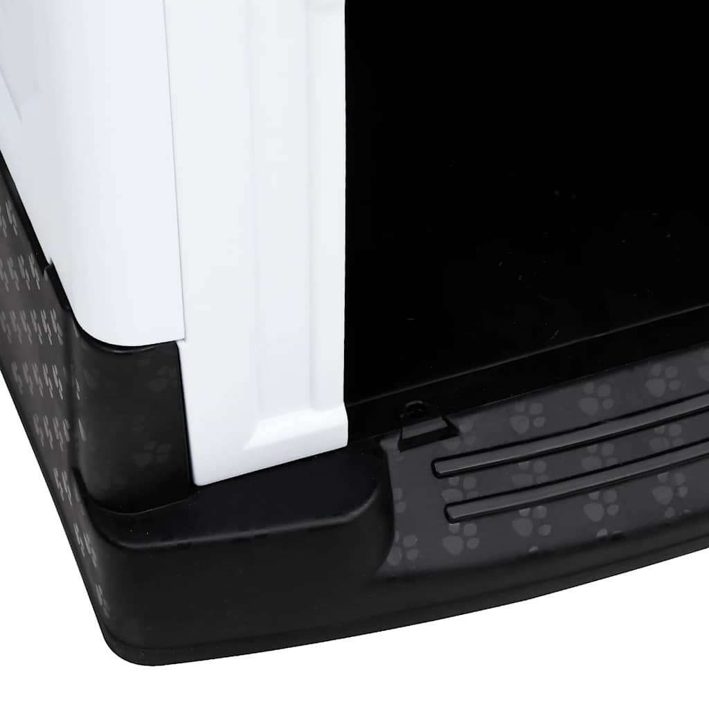 vidaXL Hundehütte Blau 57x68x66 cm Polypropylen