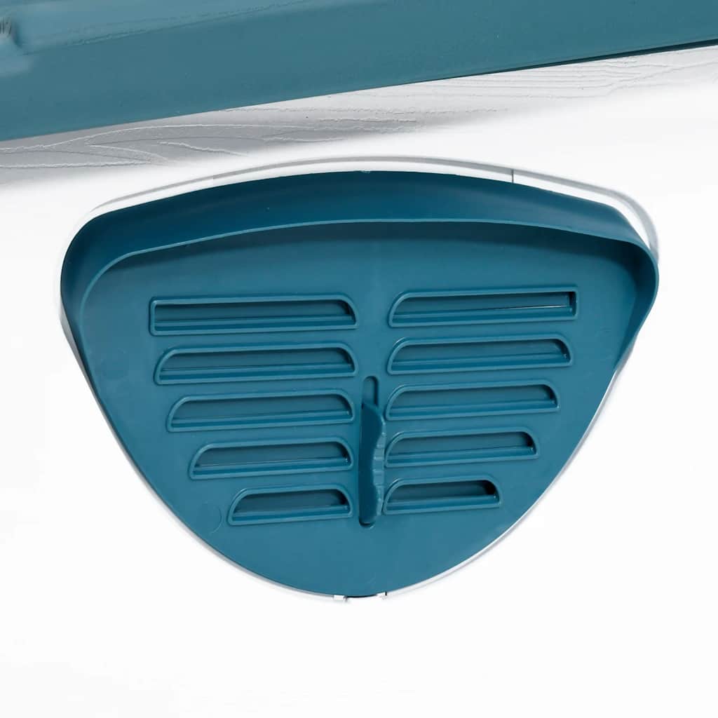 vidaXL Hundehütte Blau 90,5x68x66 cm Polypropylen