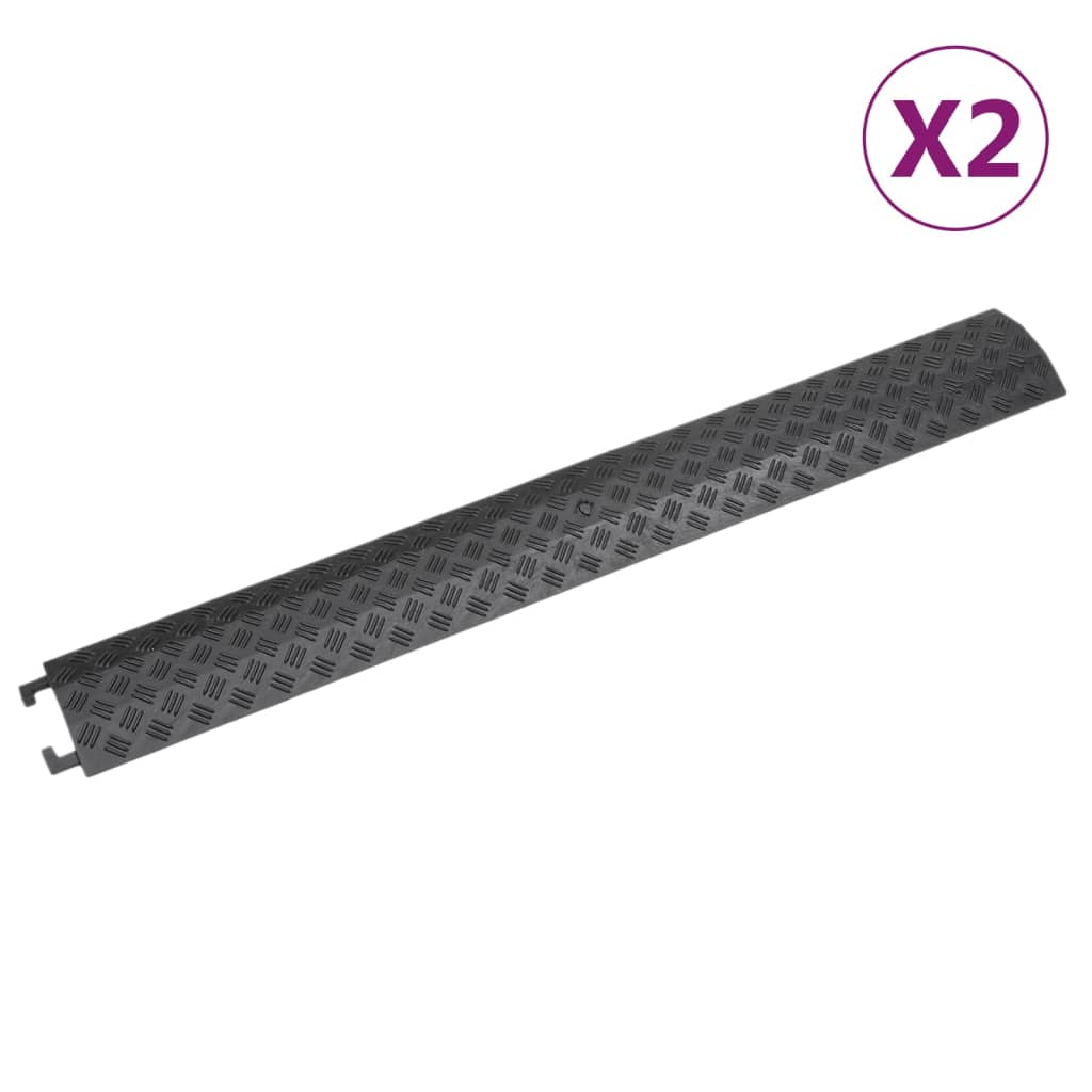 vidaXL Kabelbrücken 4 Stk. 98,5 cm Gelb