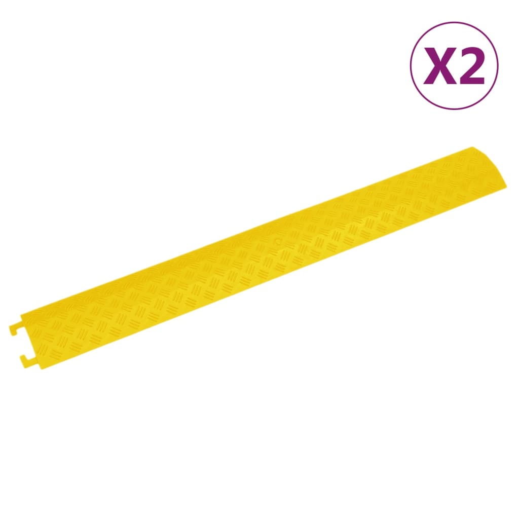 vidaXL Kabelbrücken 4 Stk. 98,5 cm Gelb