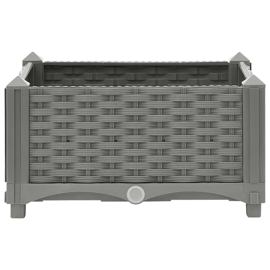 vidaXL Hochbeet 40x40x23 cm Polypropylen