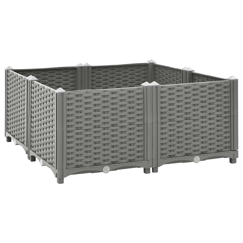 vidaXL Hochbeet 40x40x23 cm Polypropylen