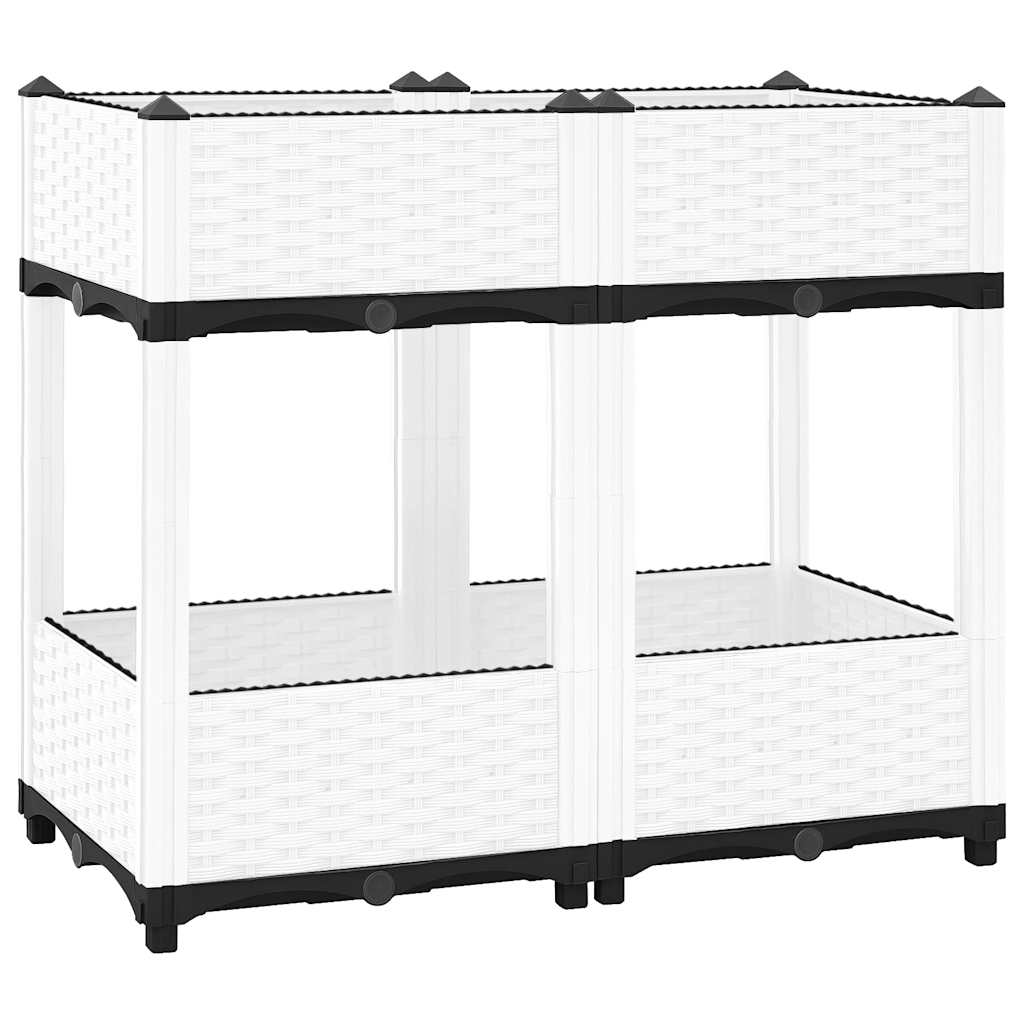 vidaXL Hochbeet 40x40x23 cm Polypropylen