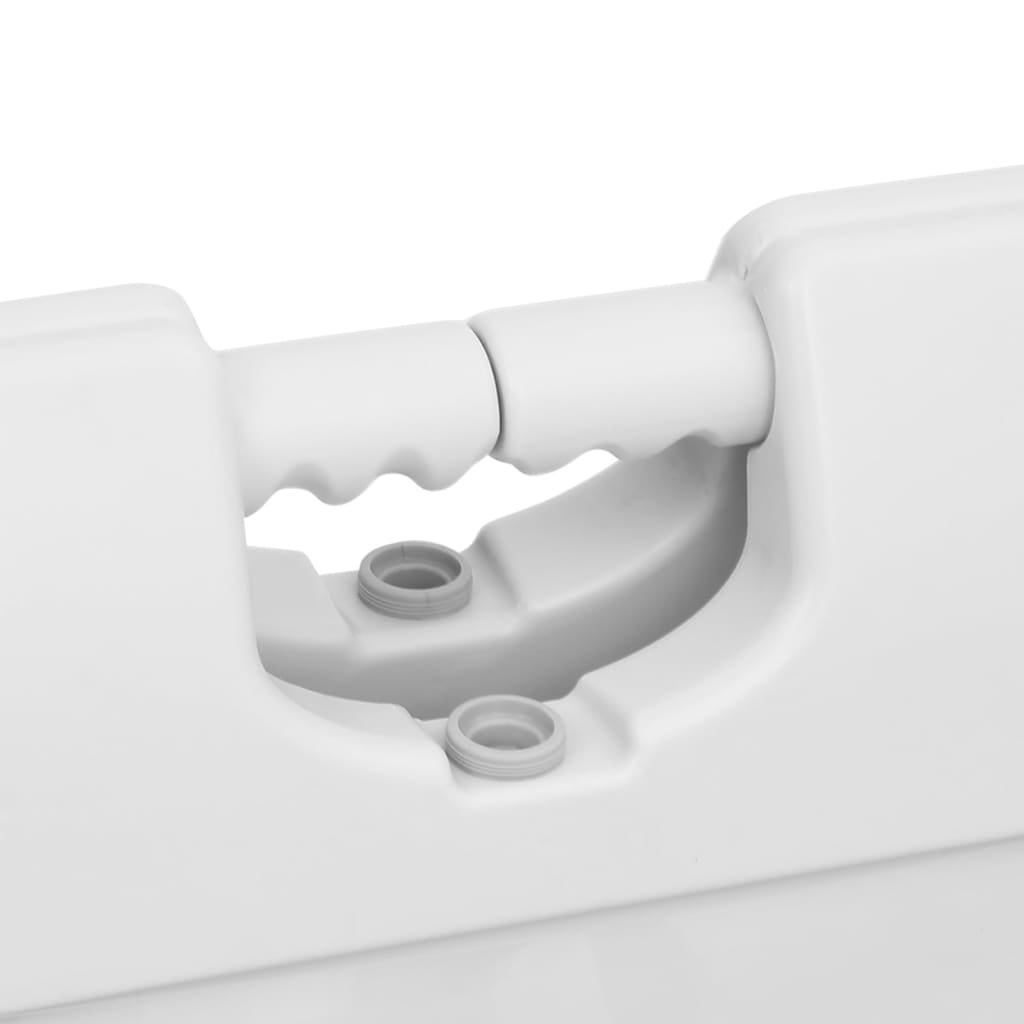 vidaXL Kundenstopper Grau 45x7x84,5 cm HDPE