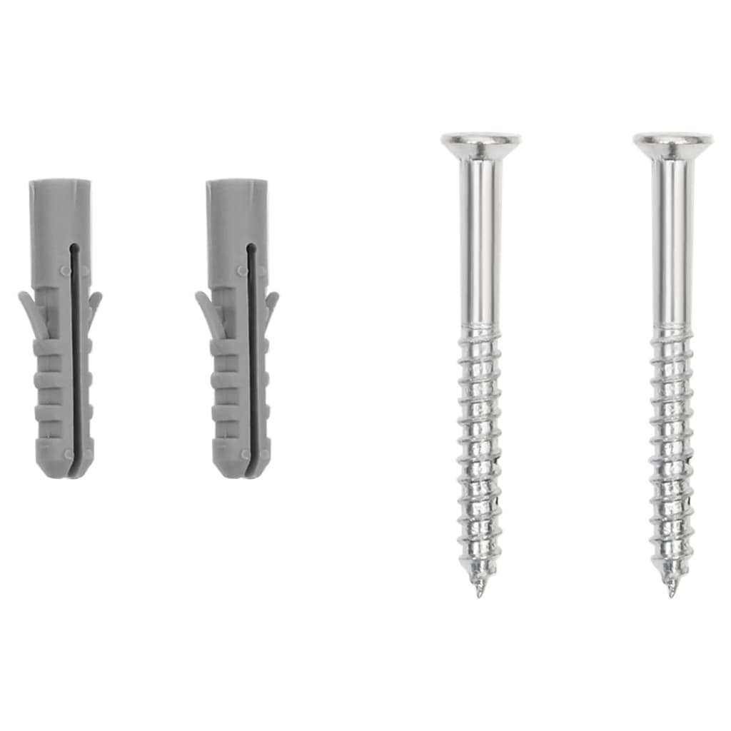 vidaXL Fahrradständer für 2 Fahrräder Verzinkter Stahl