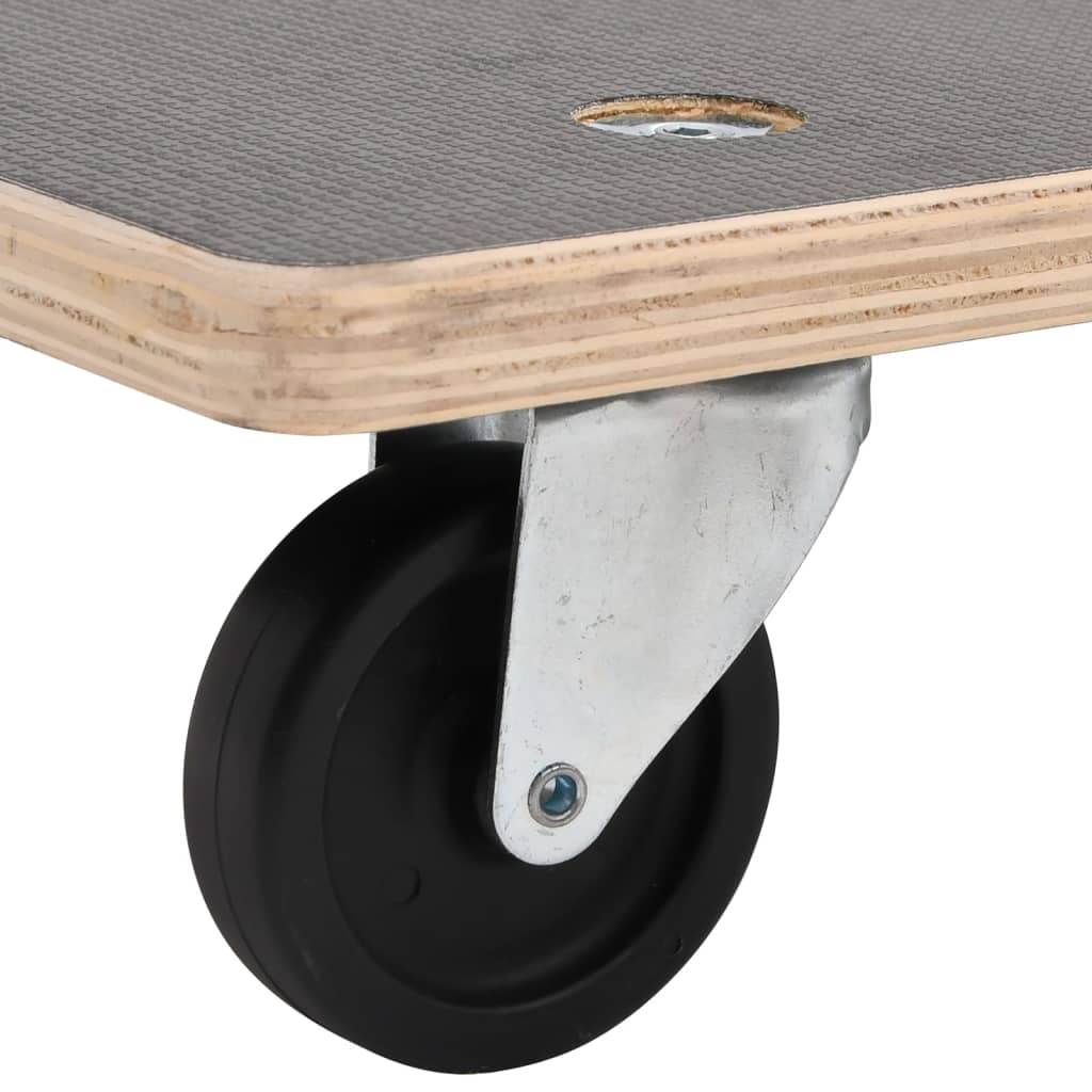 vidaXL Transportroller 2 Stk. Rechteckig 50x35x11,5 cm 250 kg