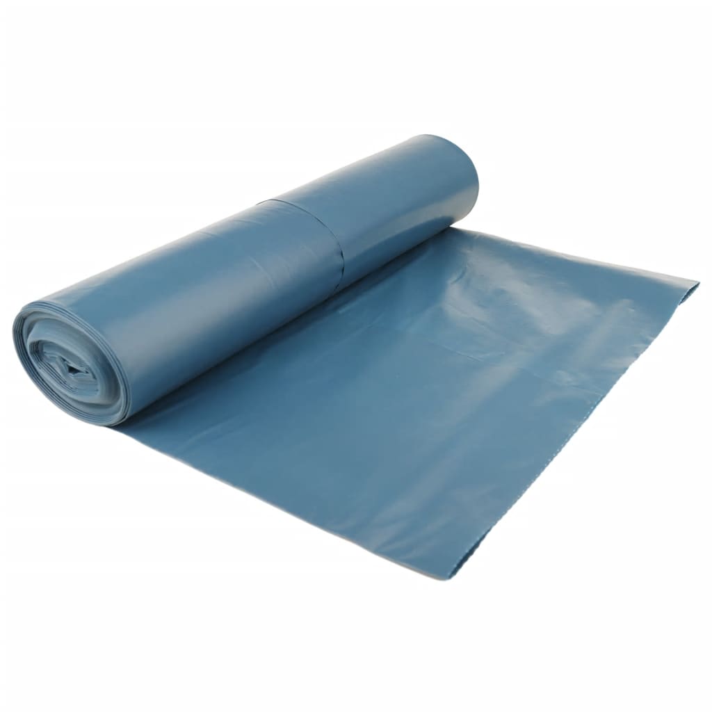 vidaXL Müllsäcke 100 Stk. Blau 120 L