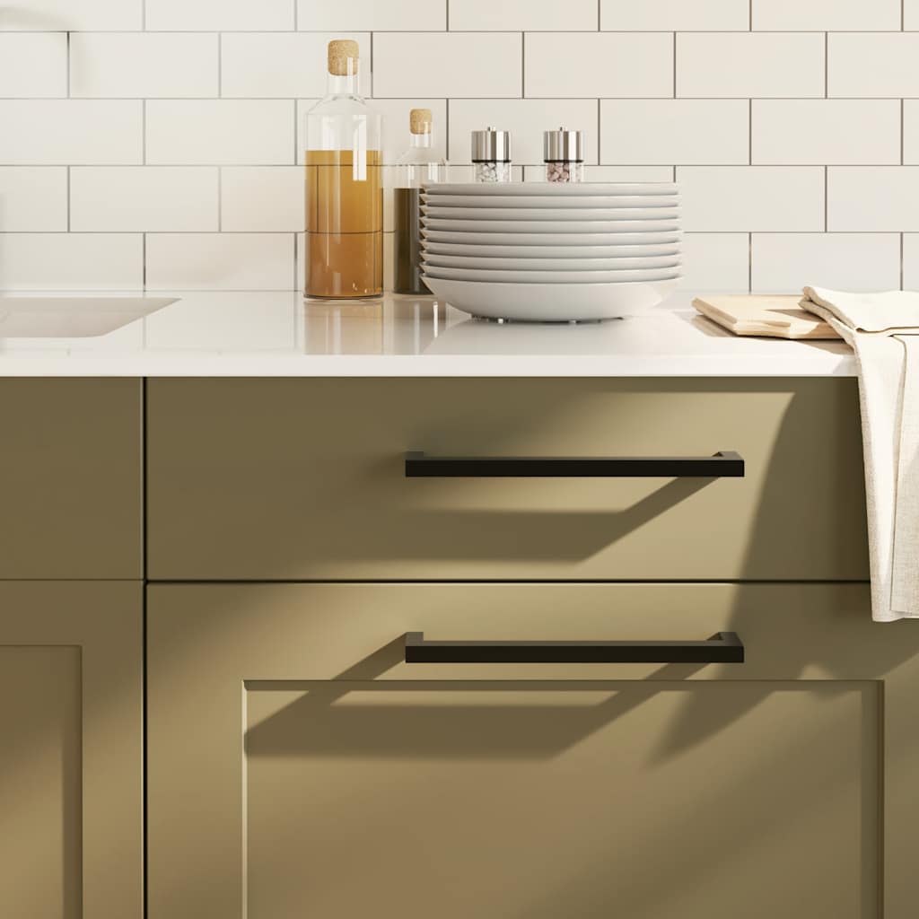 vidaXL Möbelgriffe 10 Stk. Silbern 64 mm Edelstahl