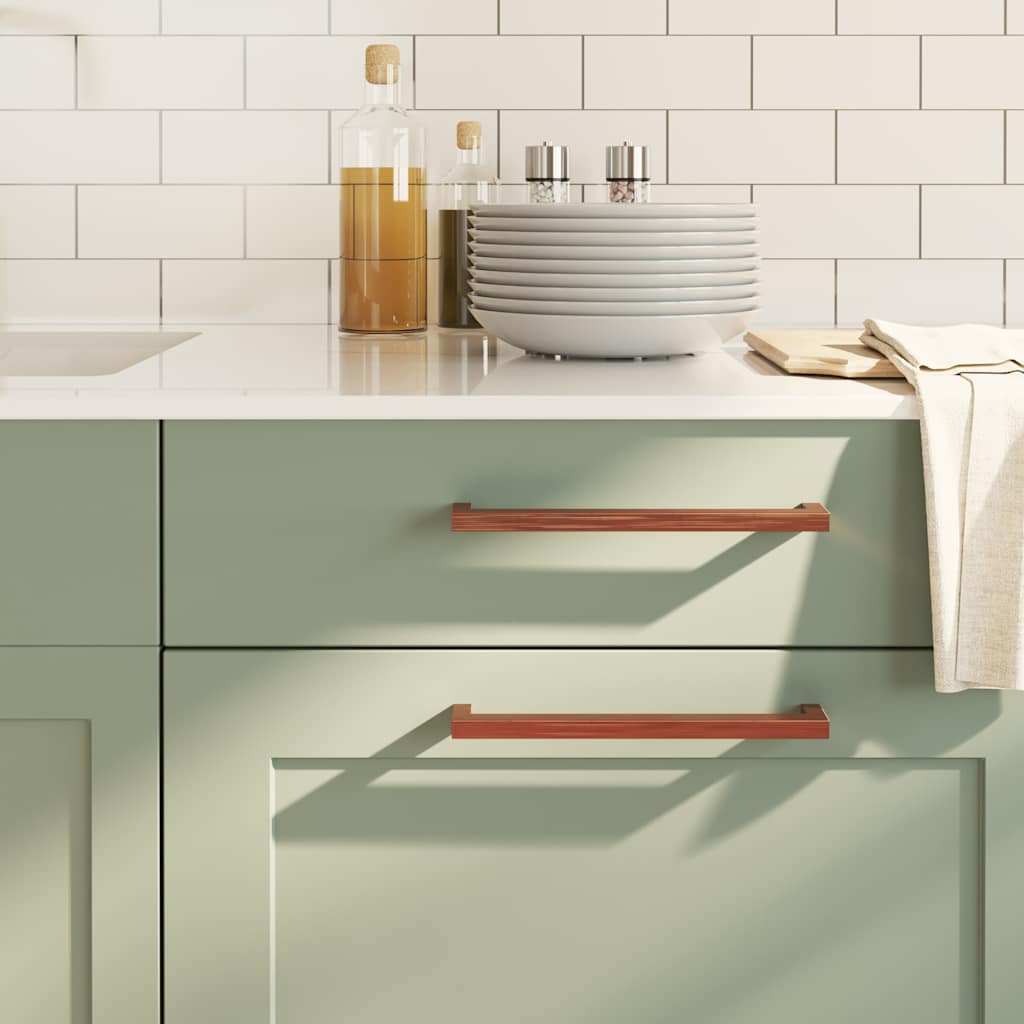 vidaXL Möbelgriffe 10 Stk. Silbern 64 mm Edelstahl