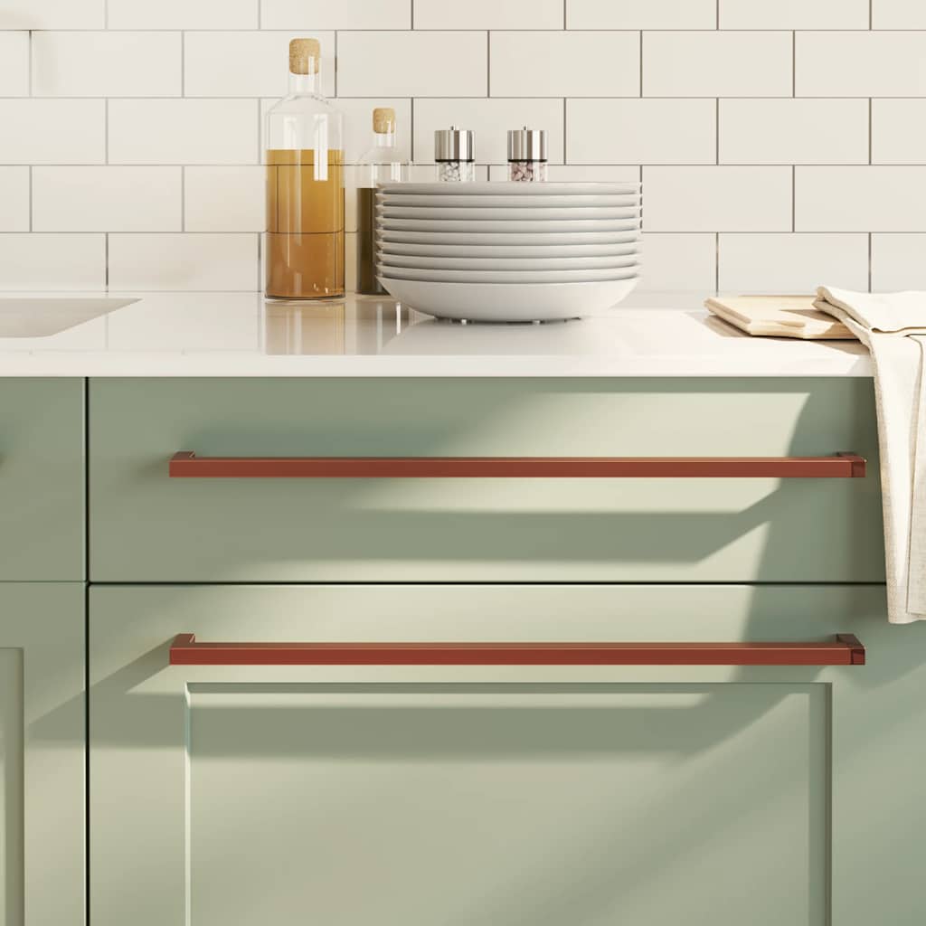 vidaXL Möbelgriffe 10 Stk. Silbern 64 mm Edelstahl