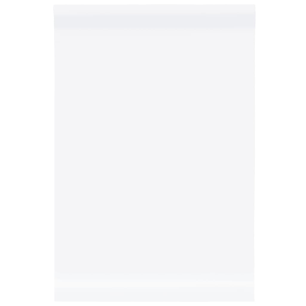 vidaXL Möbelaufkleber Selbstklebend Mattweiß 90x500 cm PVC