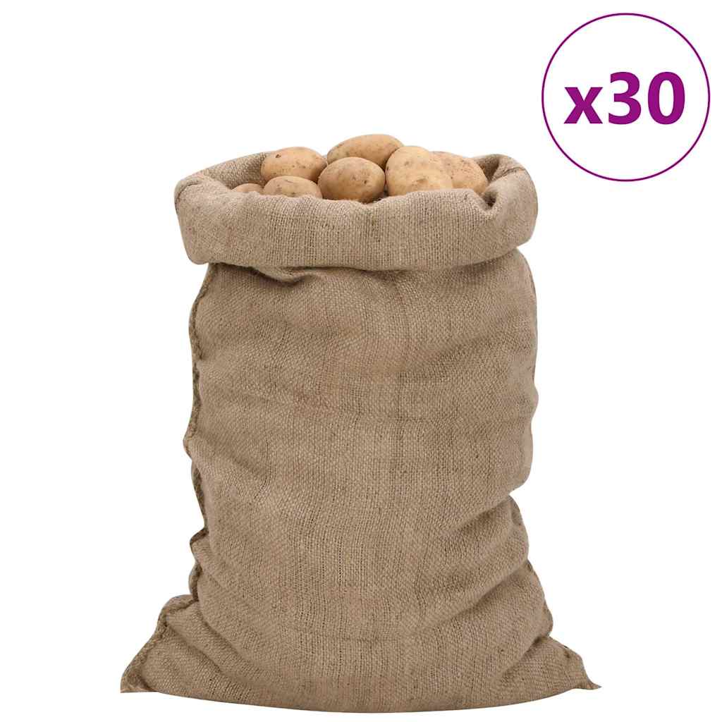vidaXL Jutesäcke 5 Stk. 60x105 cm 100% Jute 340 g/m²