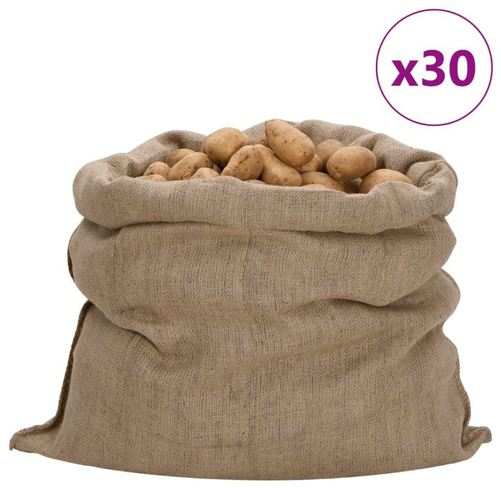 vidaXL Jutesäcke 5 Stk. 60x105 cm 100% Jute 340 g/m²