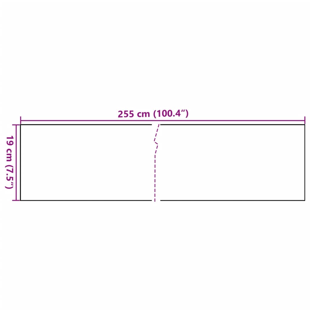 vidaXL Balkon-Sichtschutze 5 Stk. Anthrazit 255x19 cm Poly Rattan