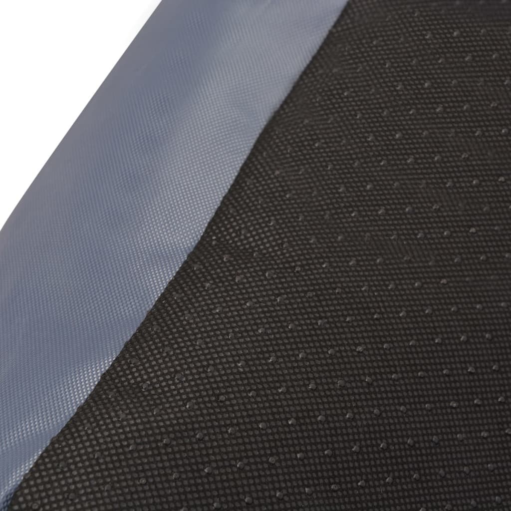 vidaXL Hundebett mit gepolstertem Kissen Größe S Grau