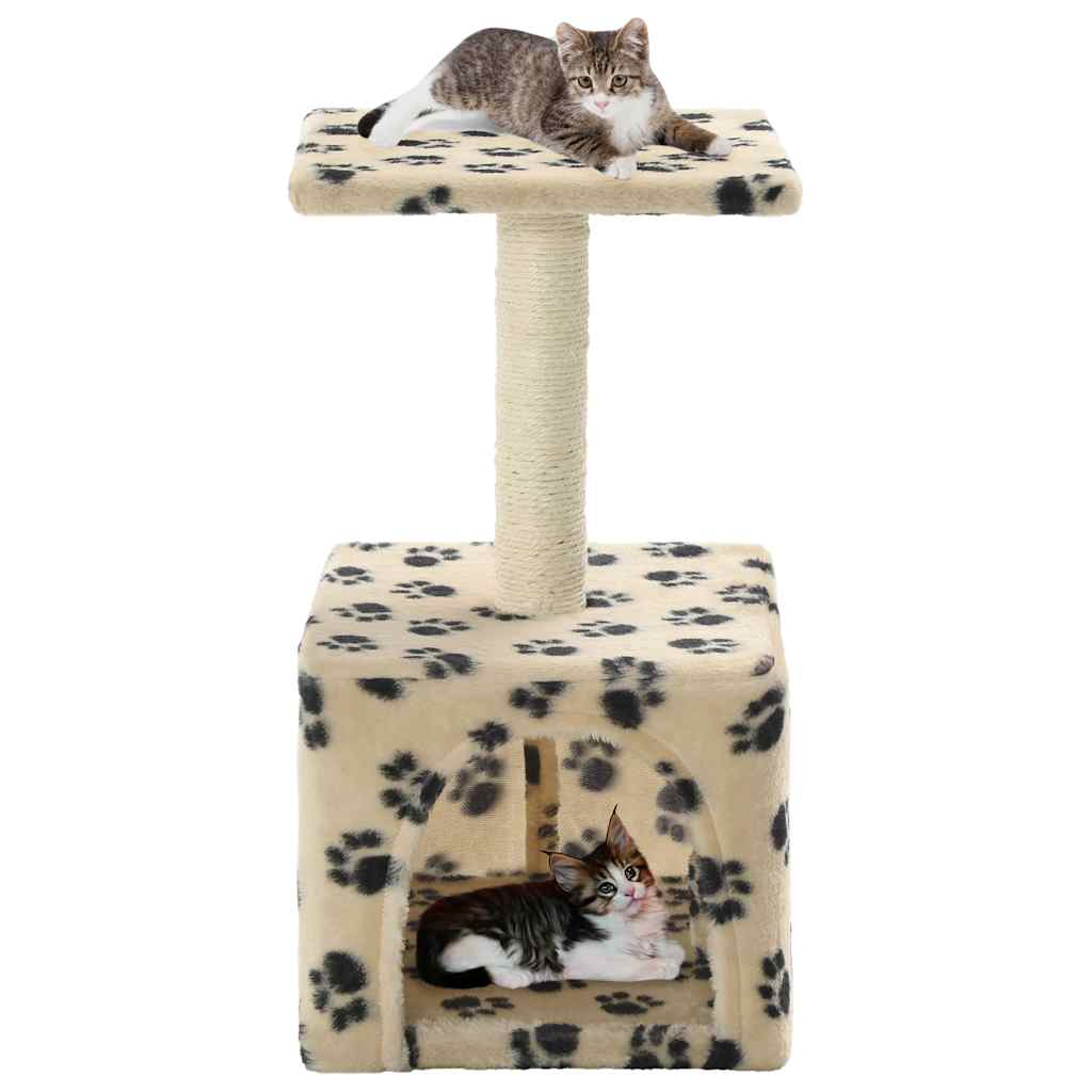 Katzen-Kratzbaum Sisal 55 cm Grau