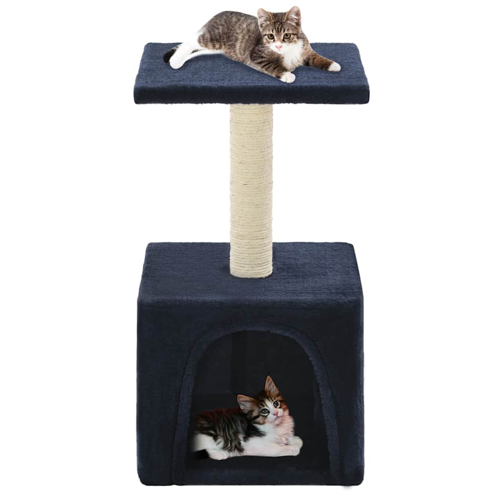 Katzen-Kratzbaum Sisal 55 cm Grau