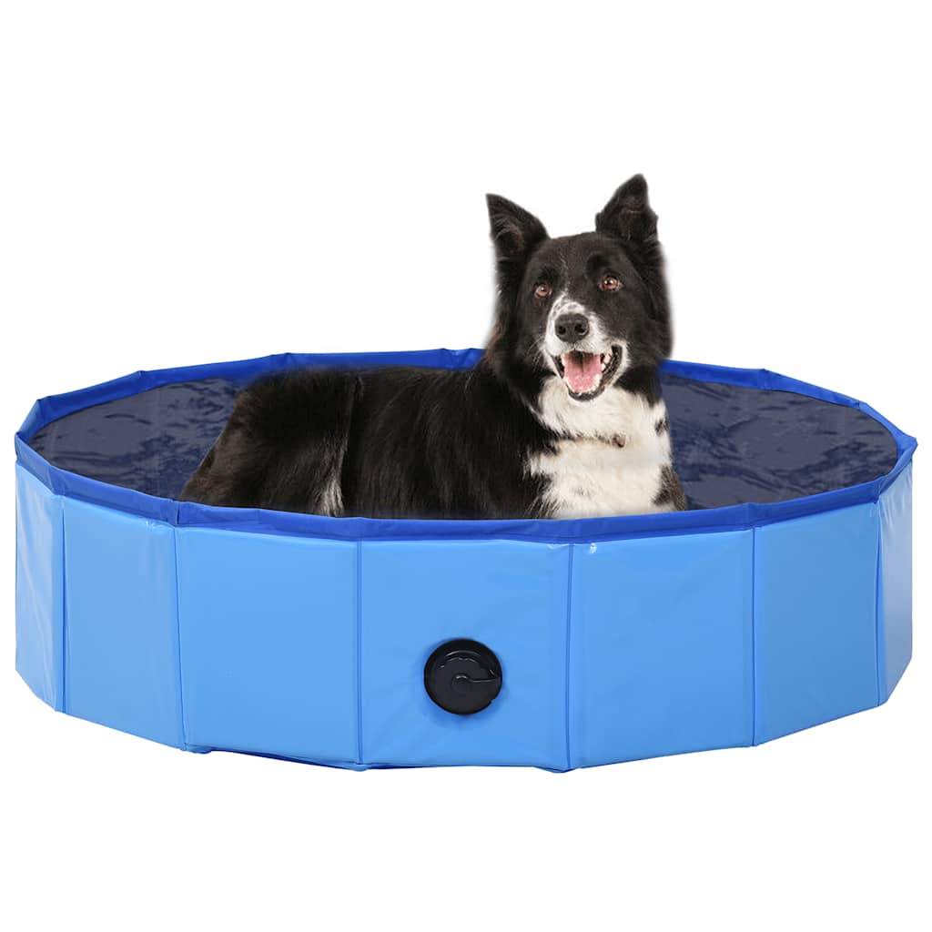 Hundepool Faltbar Rot 80×20 cm PVC