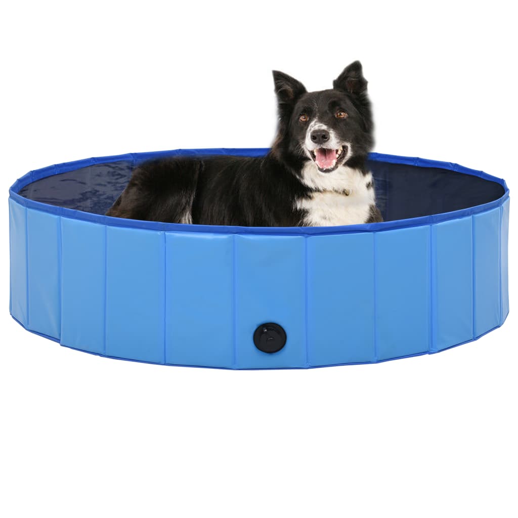 Hundepool Faltbar Rot 80×20 cm PVC