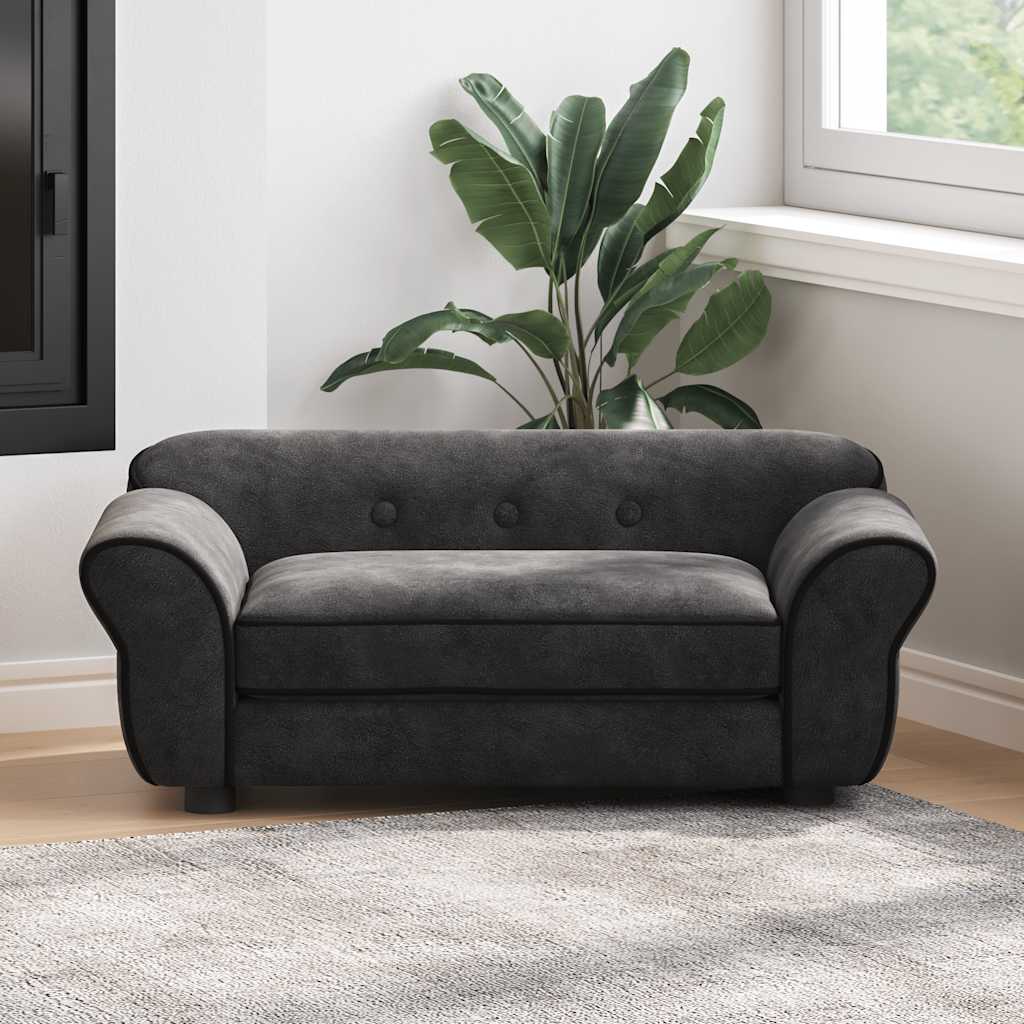 Hundesofa Braun 72x45x30 cm Plüsch