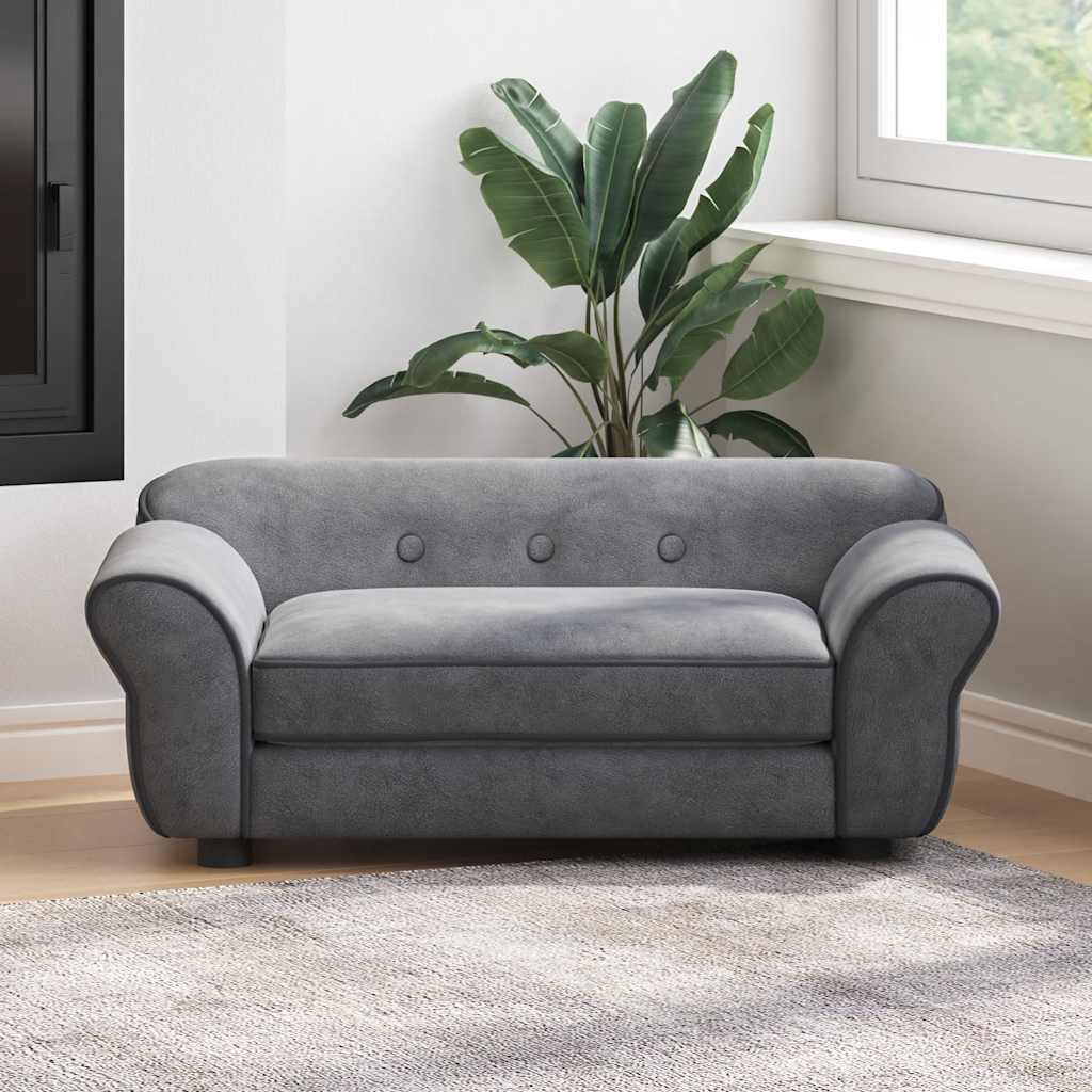 Hundesofa Braun 72x45x30 cm Plüsch