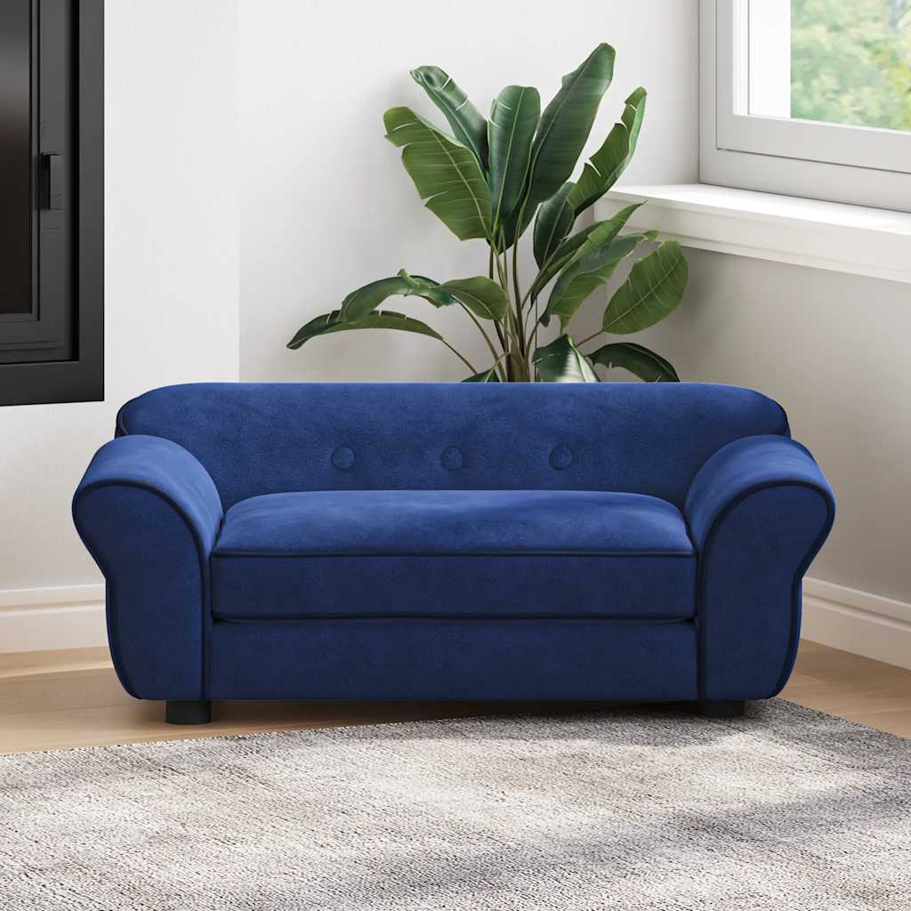 vidaXL Hundesofa Braun 72x45x30 cm Plüsch