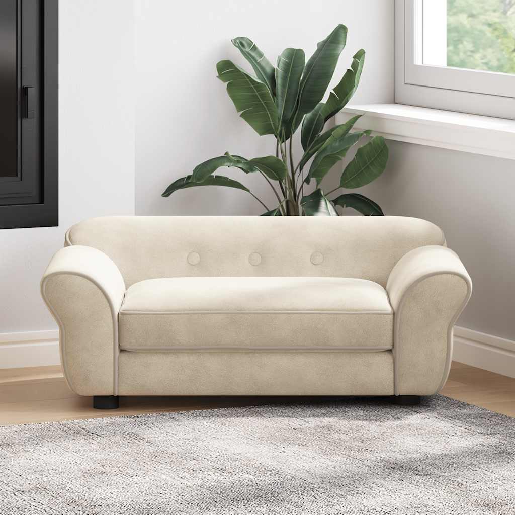Hundesofa Braun 72x45x30 cm Plüsch