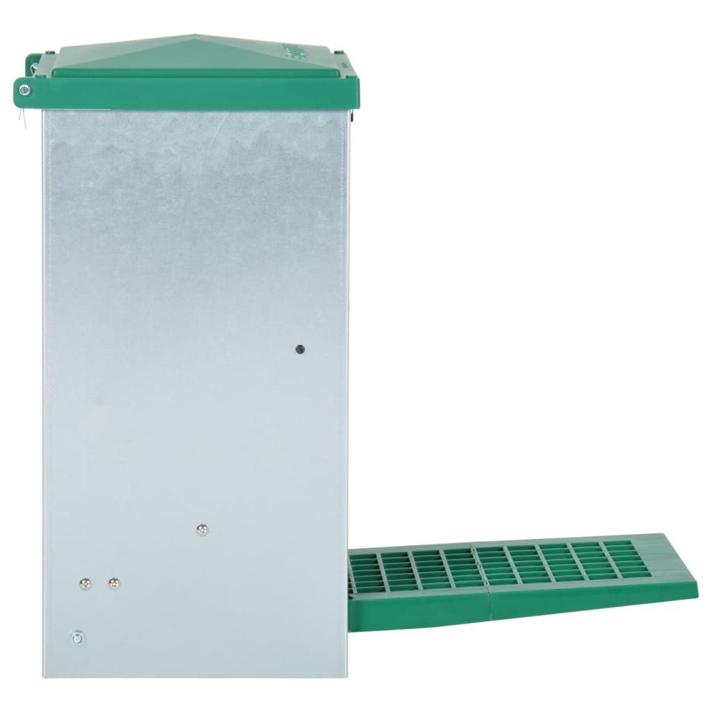 vidaXL Geflügel-Futterautomat Feedomatic mit Pedal 8 kg