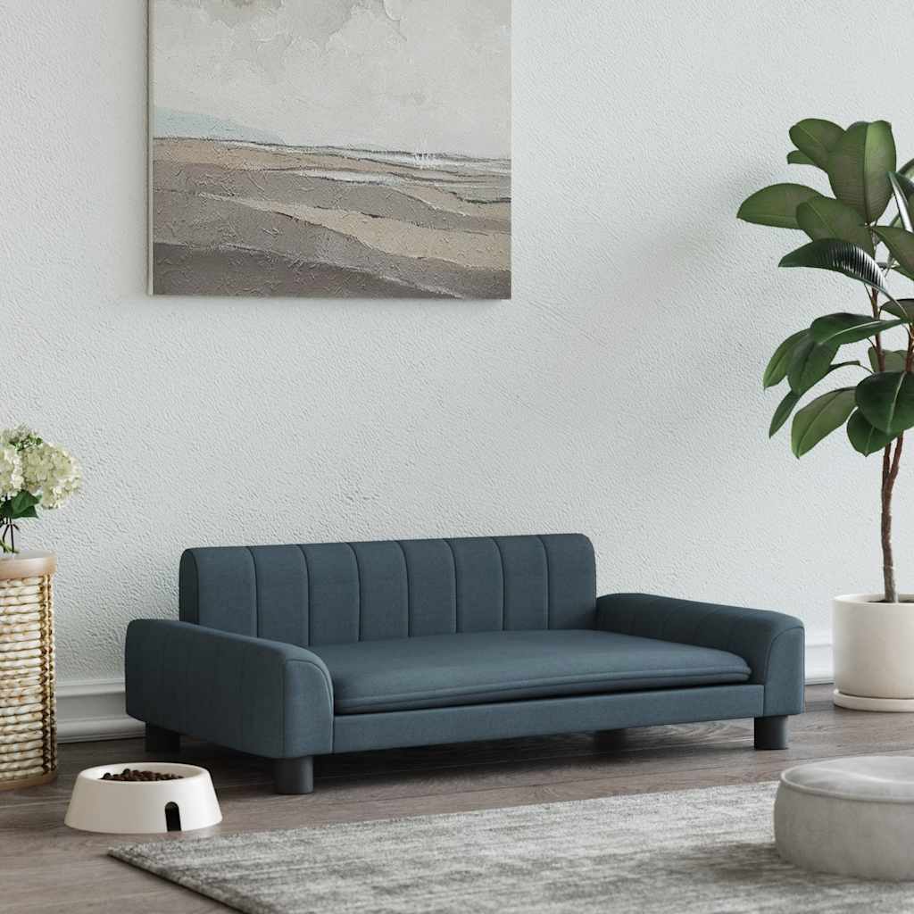 vidaXL Hundebett Creme 90x53x30 cm Stoff