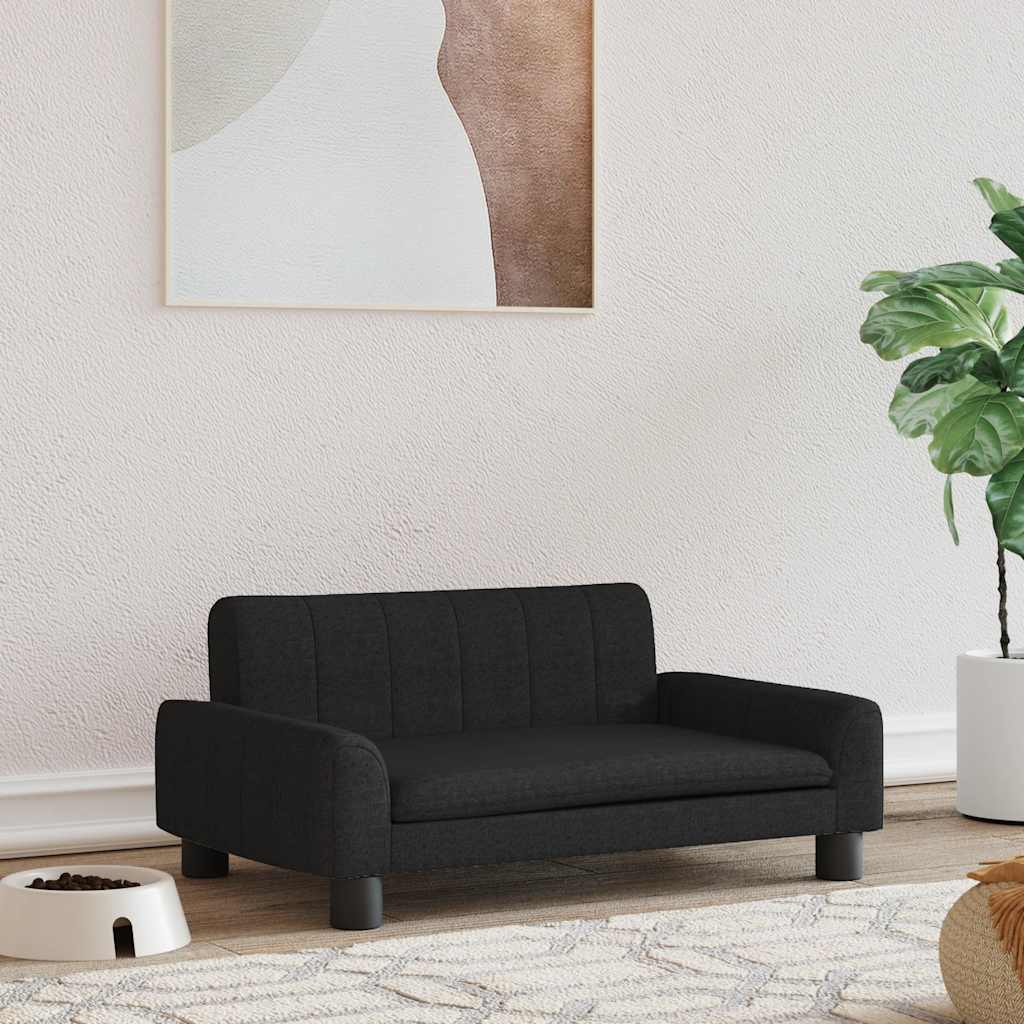 vidaXL Hundebett Creme 90x53x30 cm Stoff