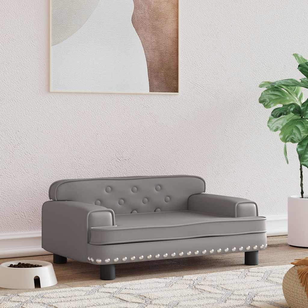 vidaXL Hundebett Blau 90x53x30 cm Samt