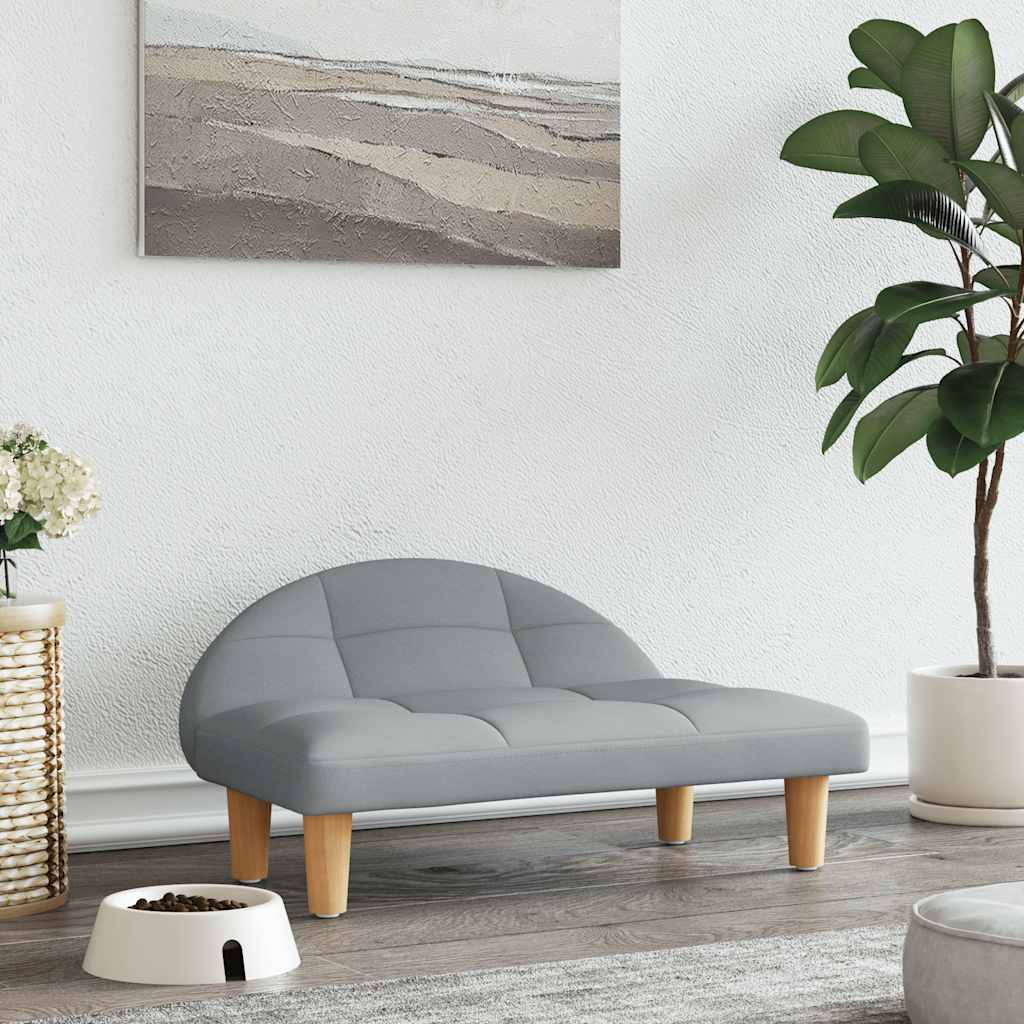 vidaXL Hundebett Creme 70x52x30 cm Stoff