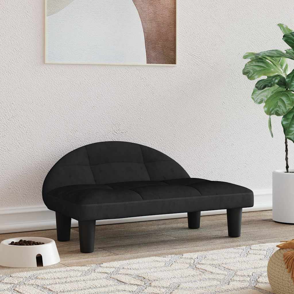 vidaXL Hundebett Creme 70x52x30 cm Stoff